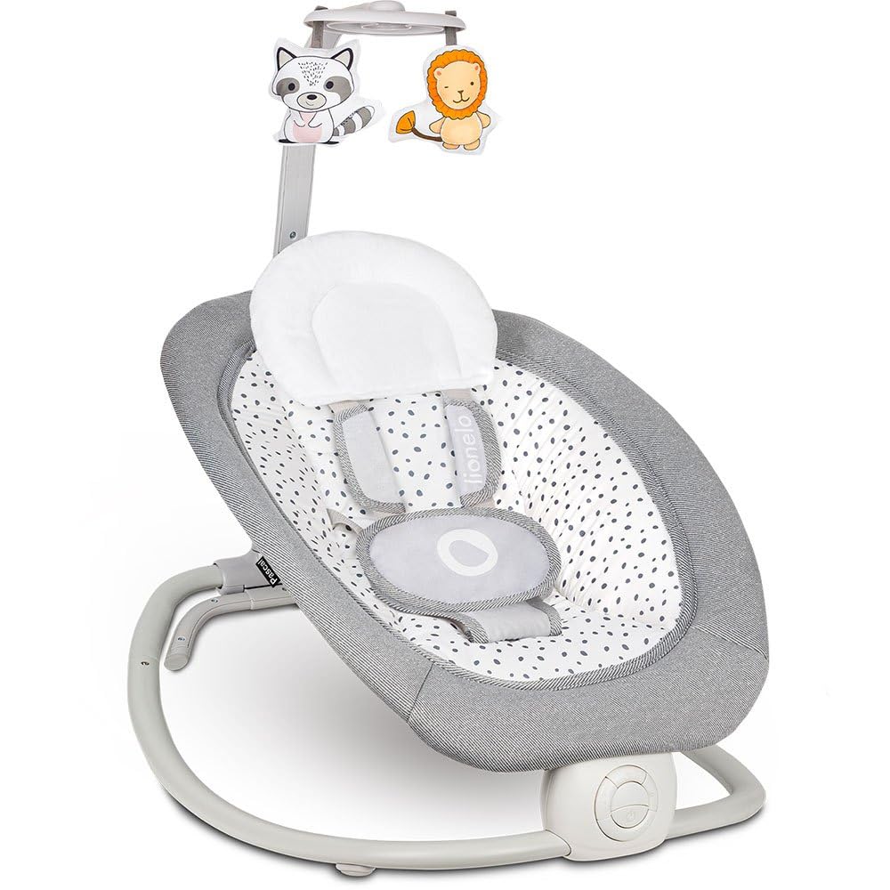 lionelo-bella-pascal-babywippe-grau-dove-mit-vibration image 4