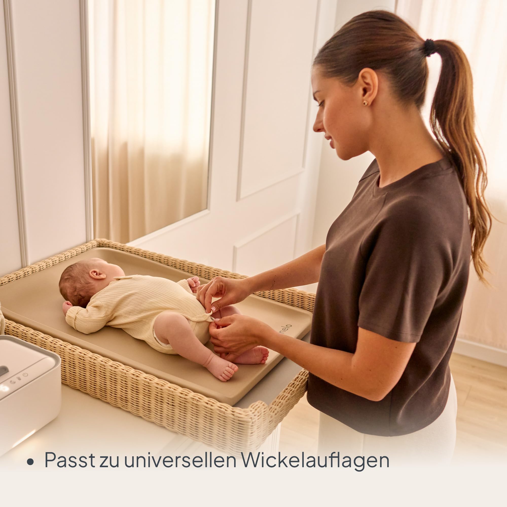 lionelo-berry-wickelauflage-beige-70x49-wasserdicht image 2