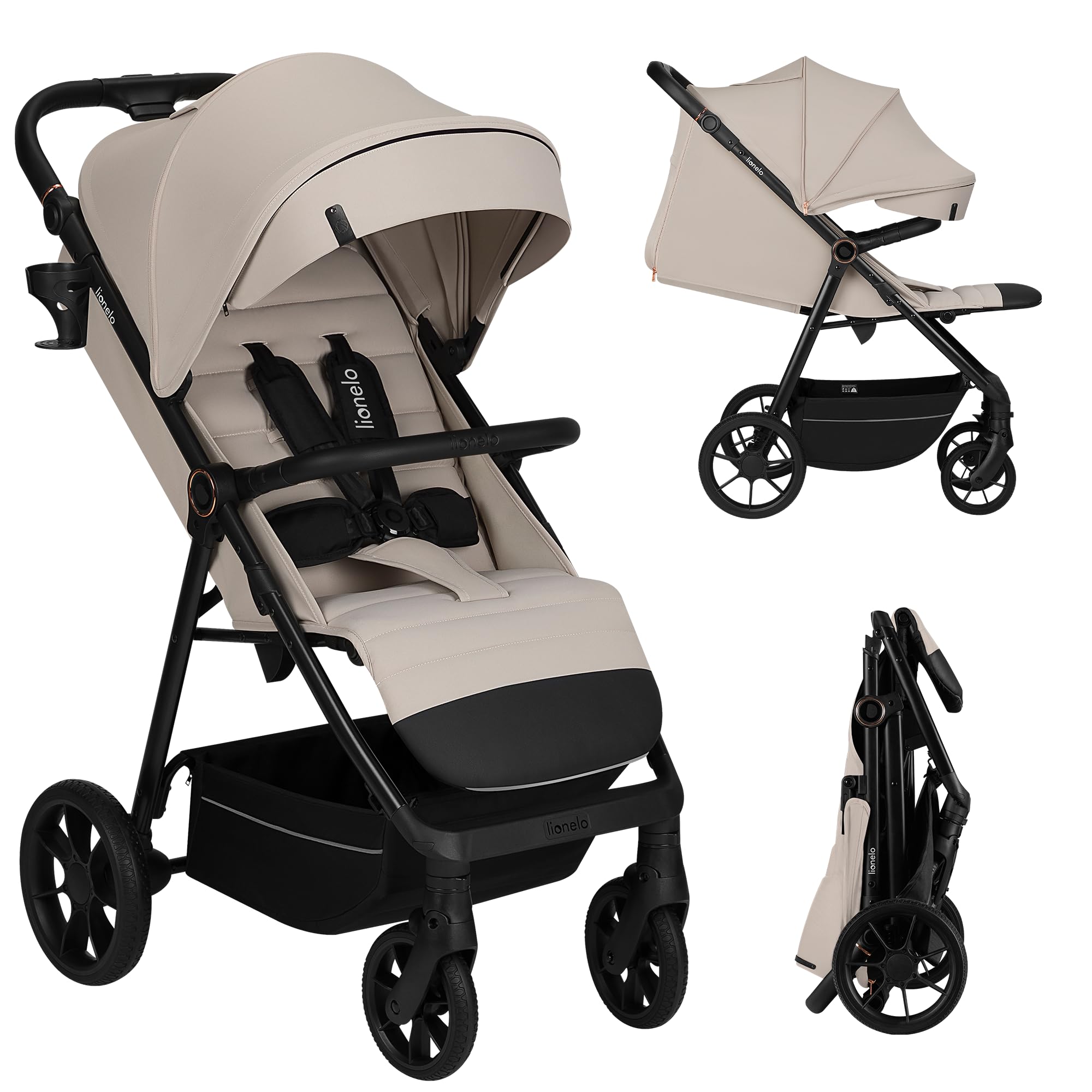 lionelo-iva-buggy-beige-sand-bis-22-kg-mit-xxl-verdeck image 1