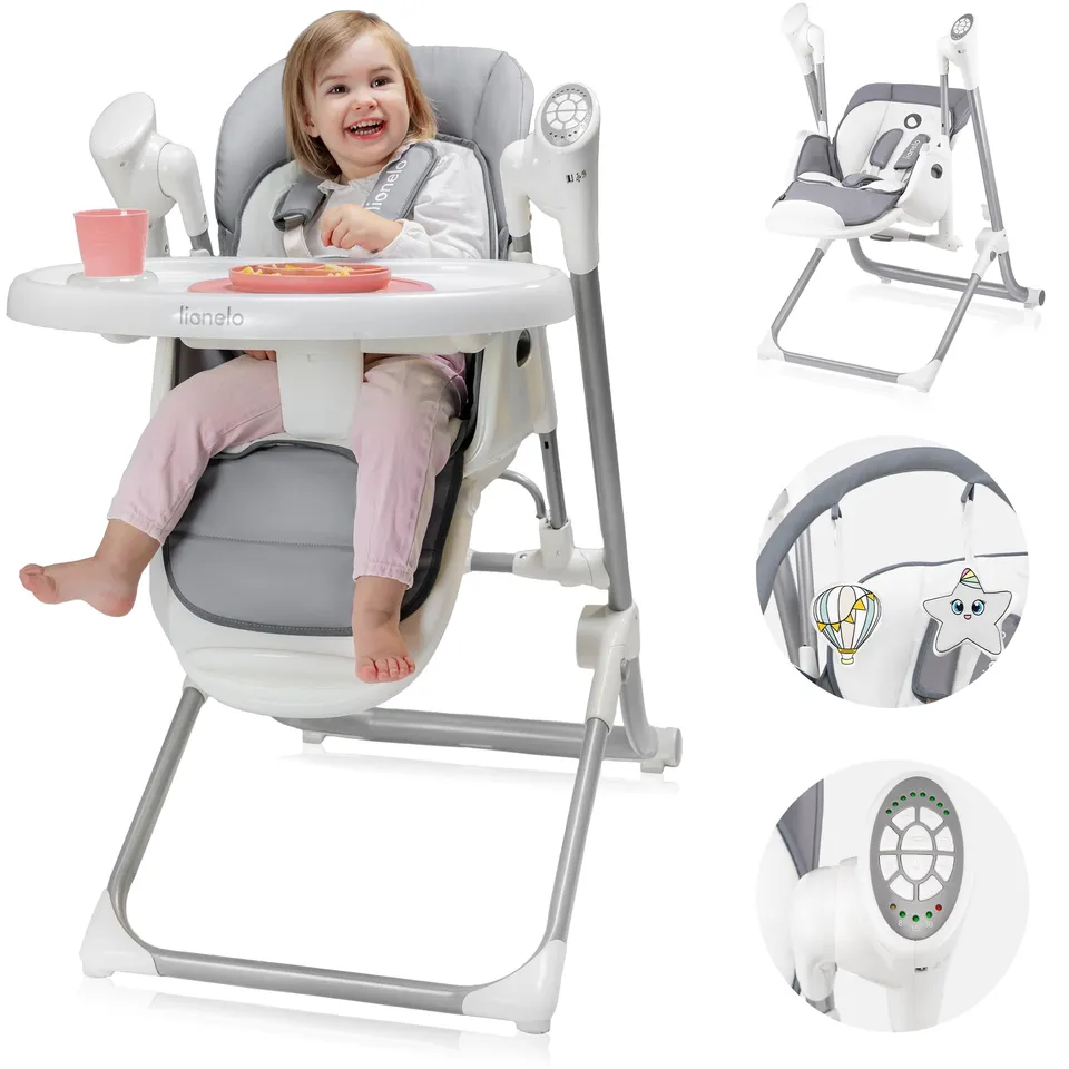 lionelo-niles-2in1-hochstuhl-babywippe-mit-app-steuerung image 1