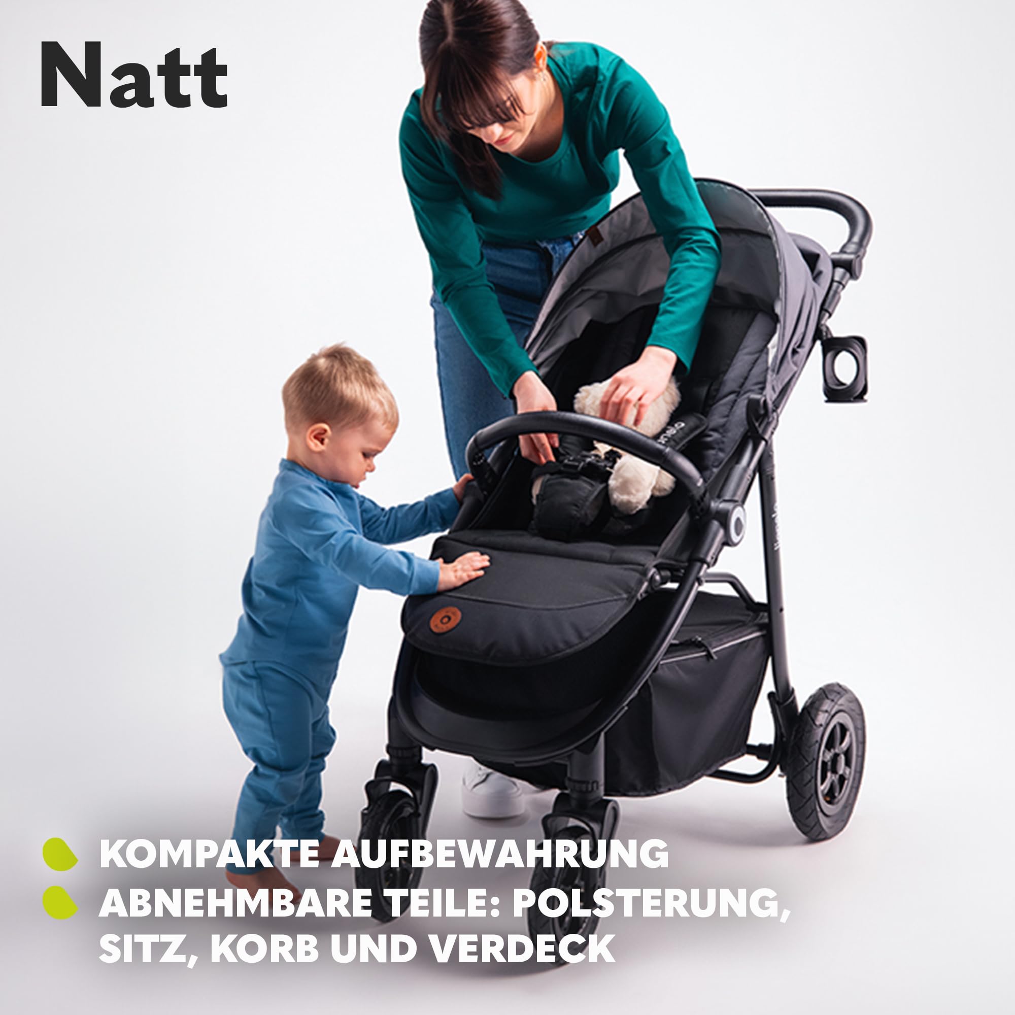 lionelo-natt-buggy-gr-n-mit-luftreifen-bis-22-kg image 6