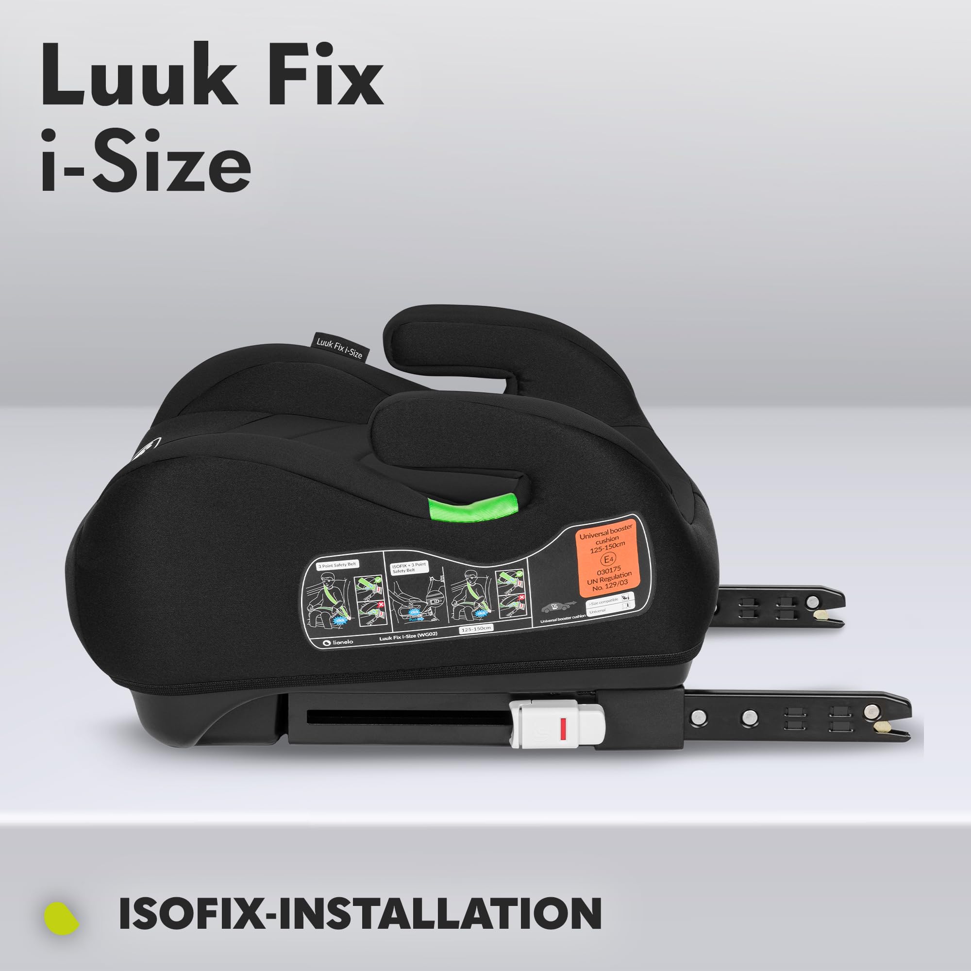 lionelo-luuk-fix-i-size-sitzerh-hung-125-150-cm-isofix image 4