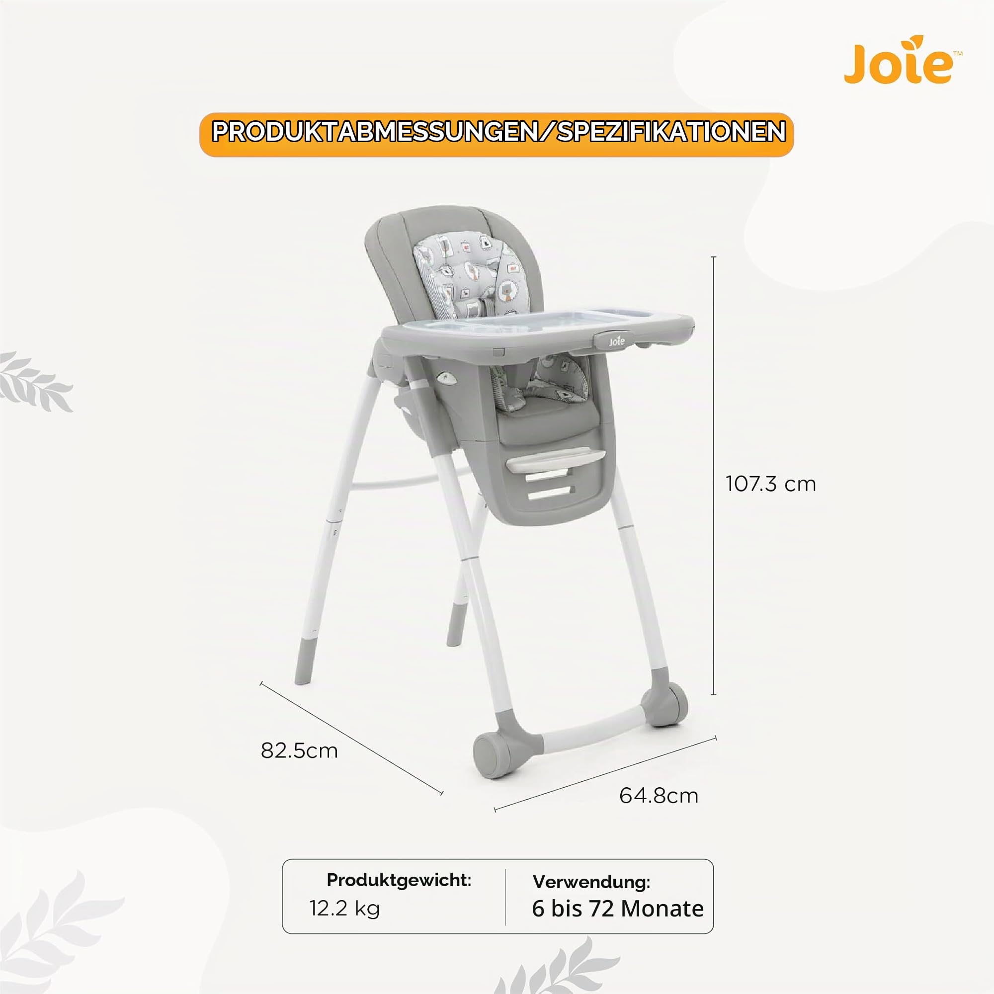 joie-multiply-6in1-hochstuhl-portrait-6-monate-6-jahre image 6