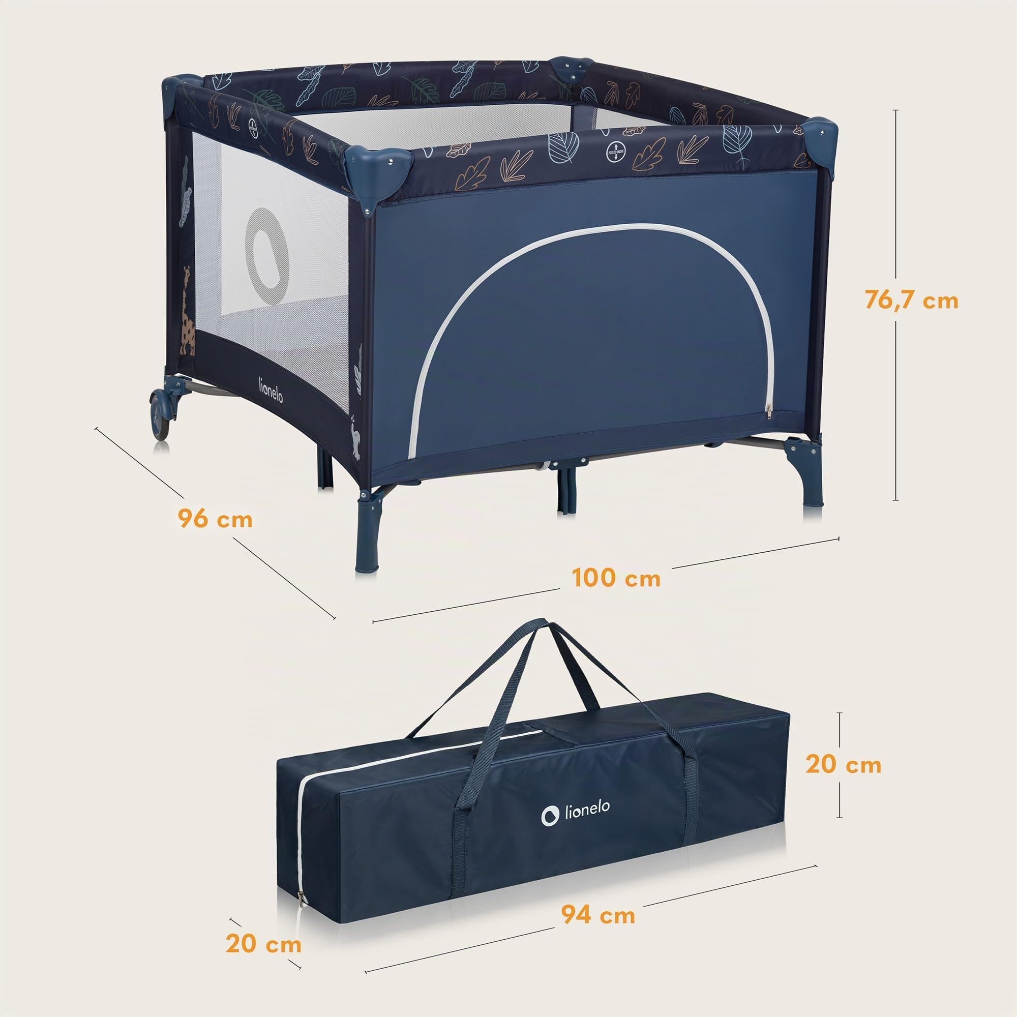 lionelo-bonnie-laufgitter-navyblau-bis-15-kg-mit-matratze image 8