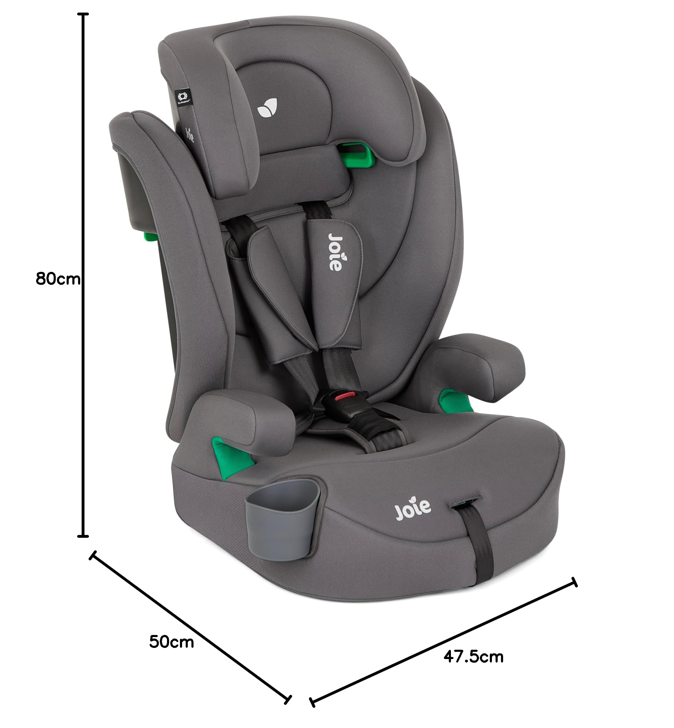 joie-elevate-r129-kindersitz-thunder-76-150-cm-i-size image 7