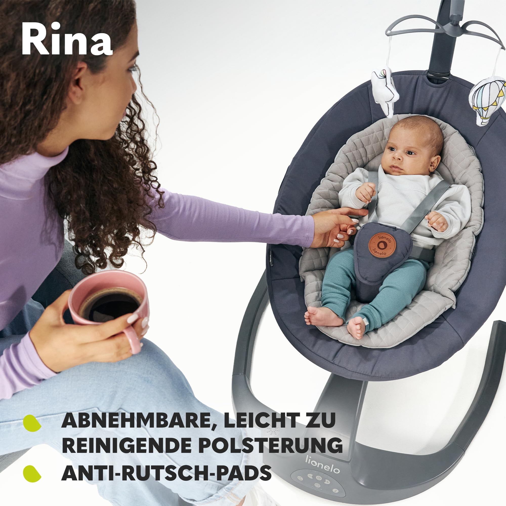 lionelo-rina-babywippe-mit-fernbedienung-und-timer image 7