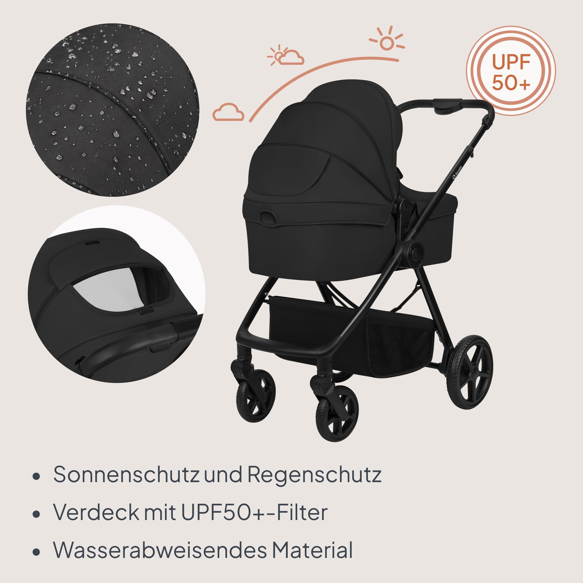 lionelo-mika-greet-kinderwagen-3-in-1-schwarz-bis-22-kg image 6