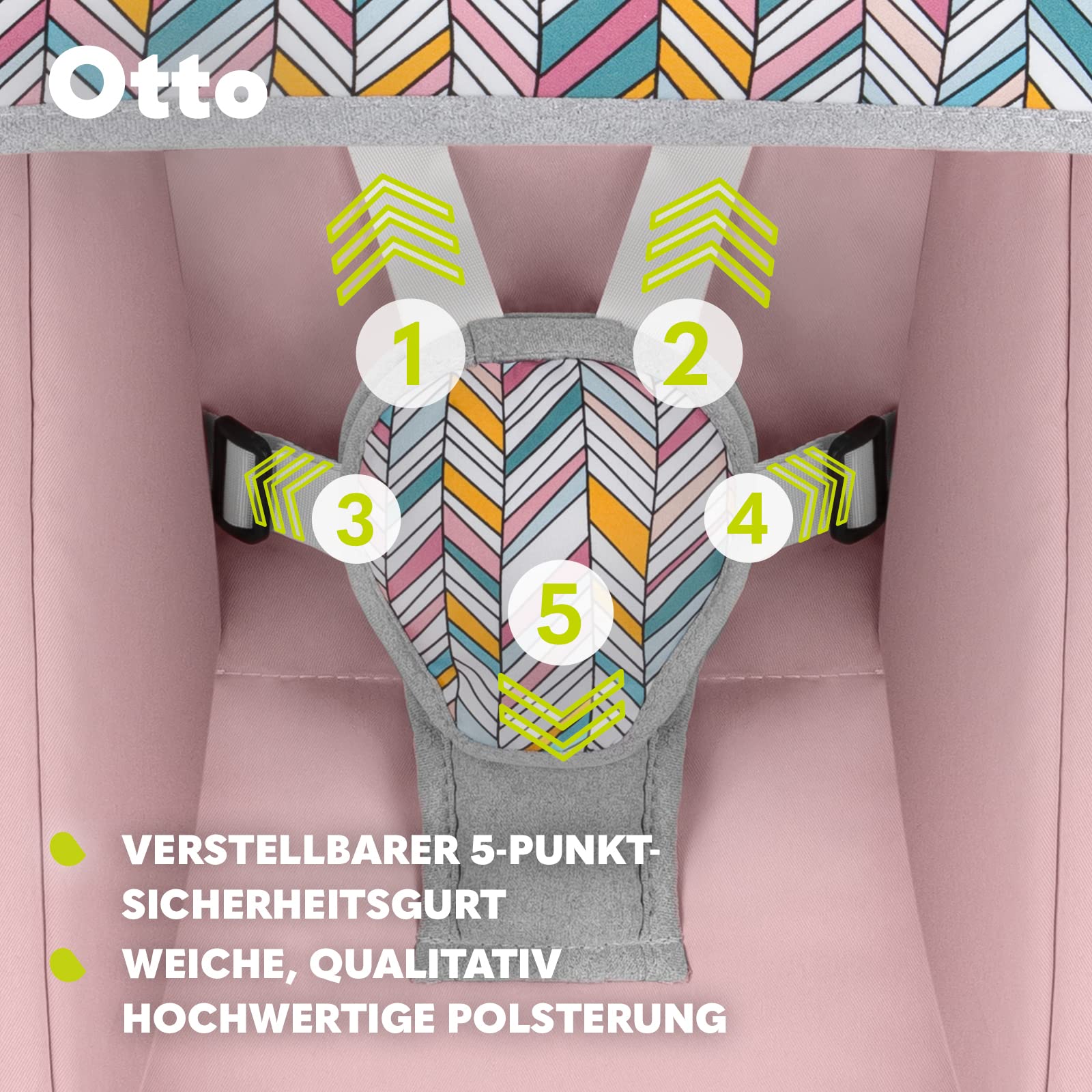 lionelo-otto-babywippe-rosa-mit-spielb-gel image 4