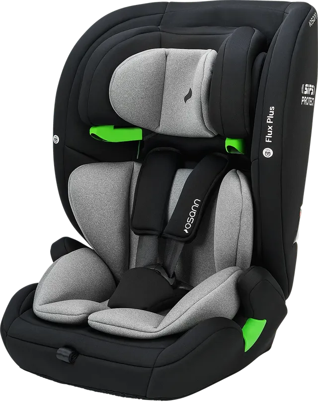 osann-flux-plus-kindersitz-navy-melange-mit-5-punkt-gurt image 1