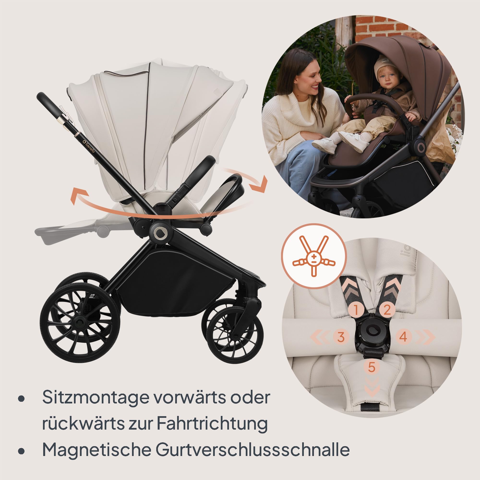 lionelo-mika-plus-3in1-buggy-beige-sand-bis-22-kg-mit-wanne image 7
