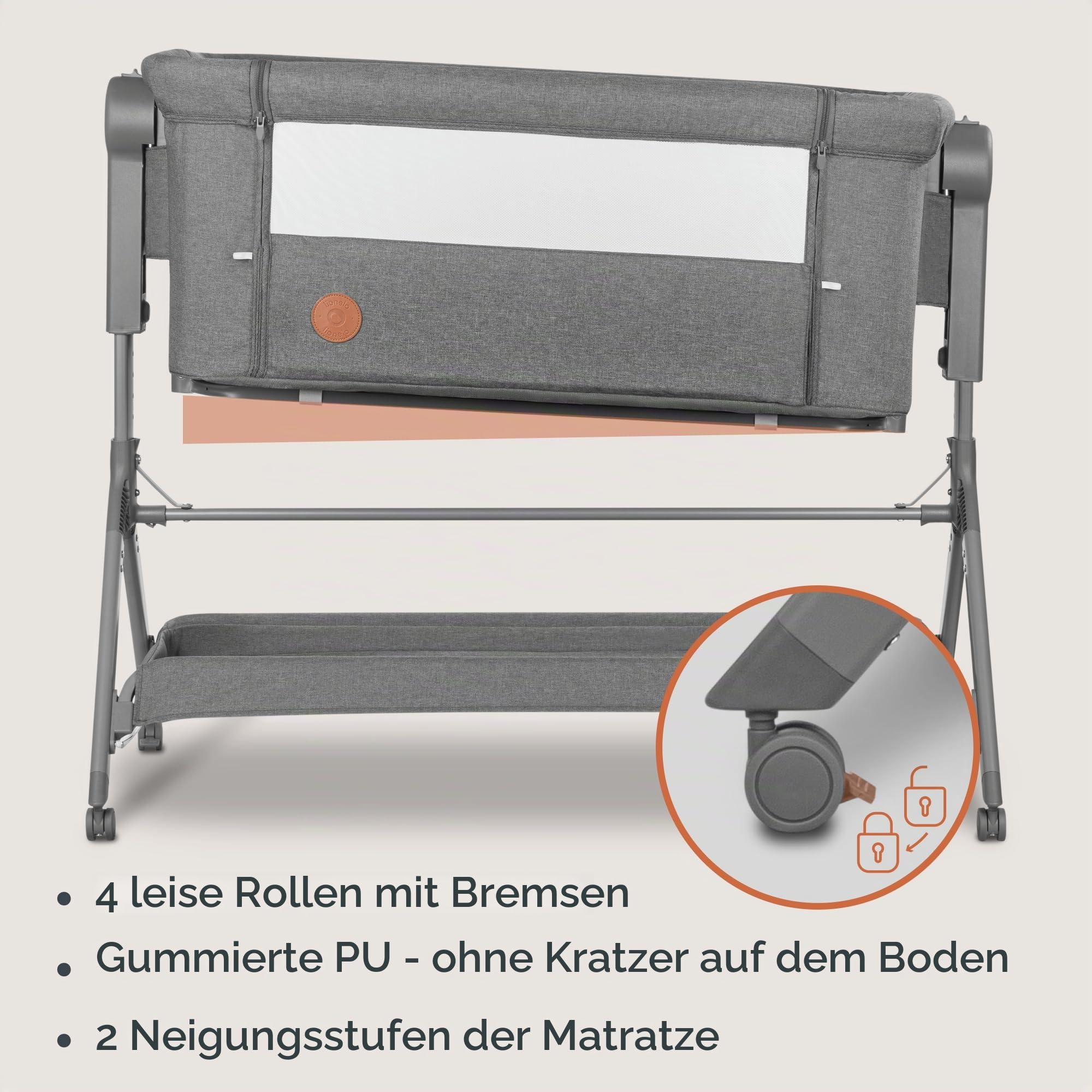 lionelo-leonie-plus-beistellbett-3-in-1-grau-plus image 7