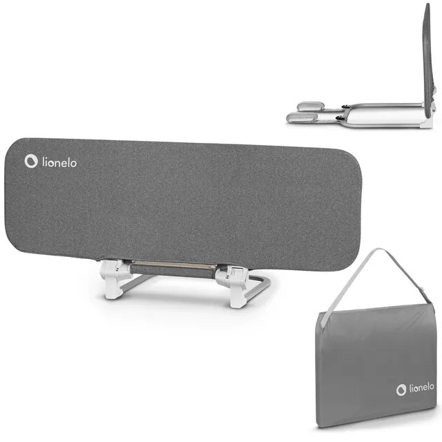 lionelo-lora-bettschutzgitter-grau-45x105-cm-faltbar image 1