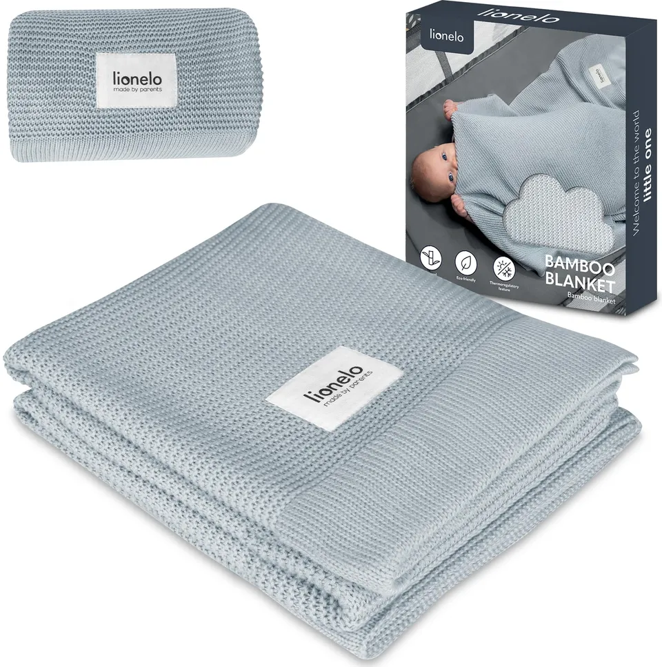 lionelo-berry-babydecke-grau-aus-bambusfaser-thermoregulierend image 1