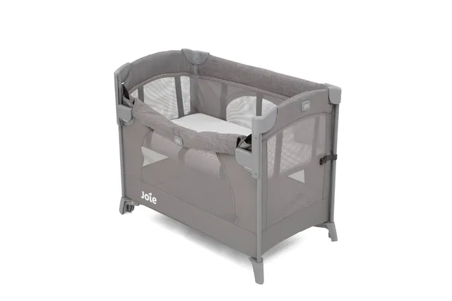 joie-kubbie-sleep-reisebett-beistellbett-foggy-grey-2-in-1 image 1
