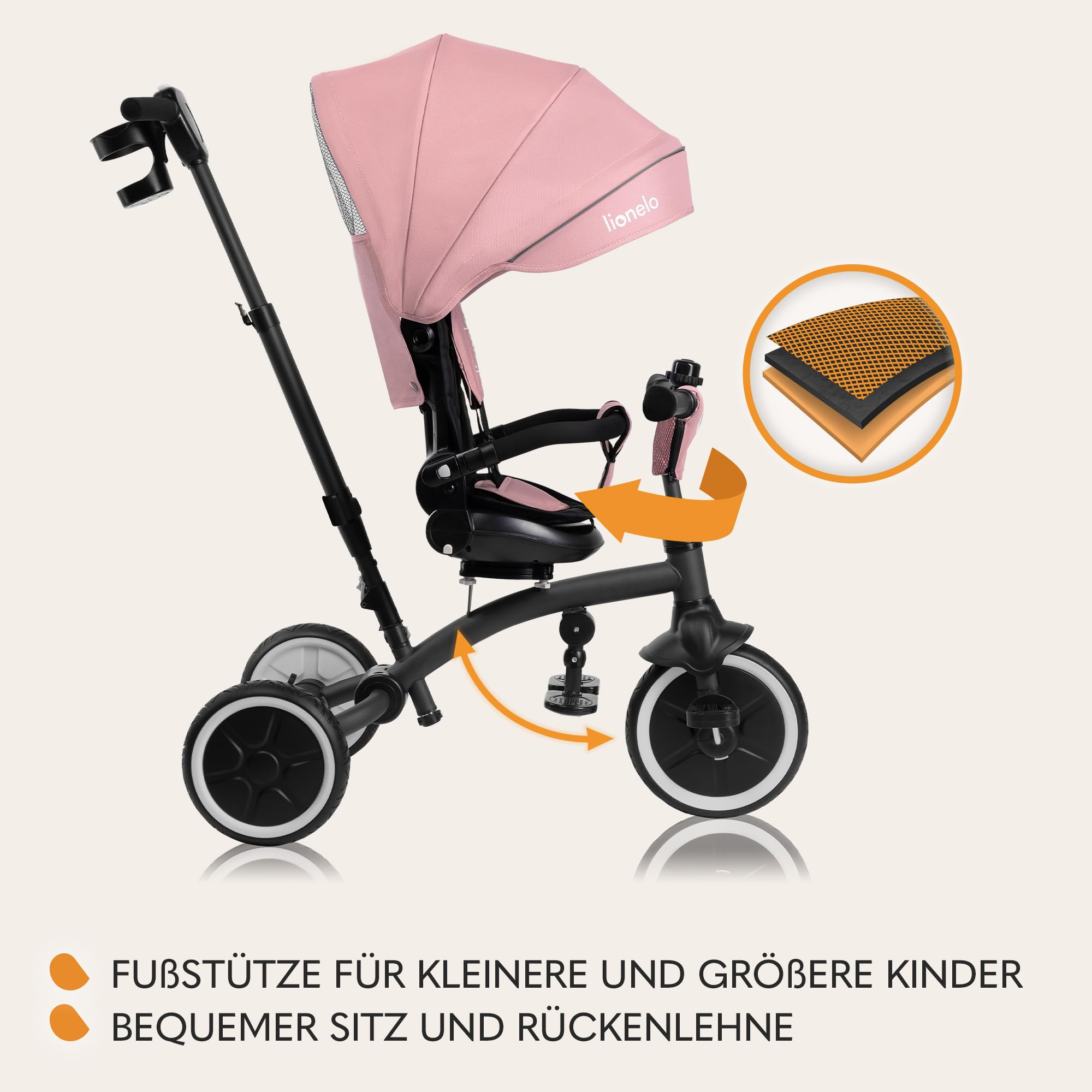 lionelo-tris-plus-dreirad-pink-rosa-9-monate-bis-5-jahre image 5