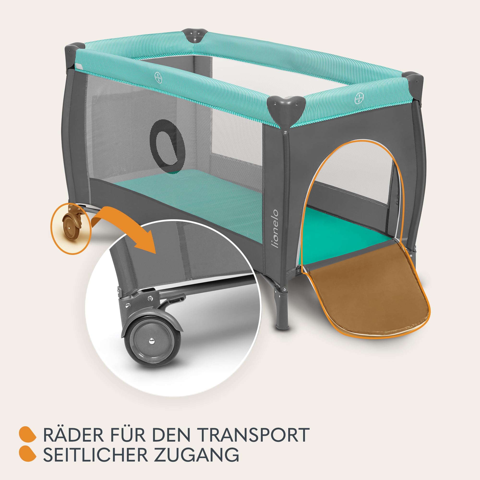lionelo-sven-plus-reisebett-t-rkis-grau-wickel image 5