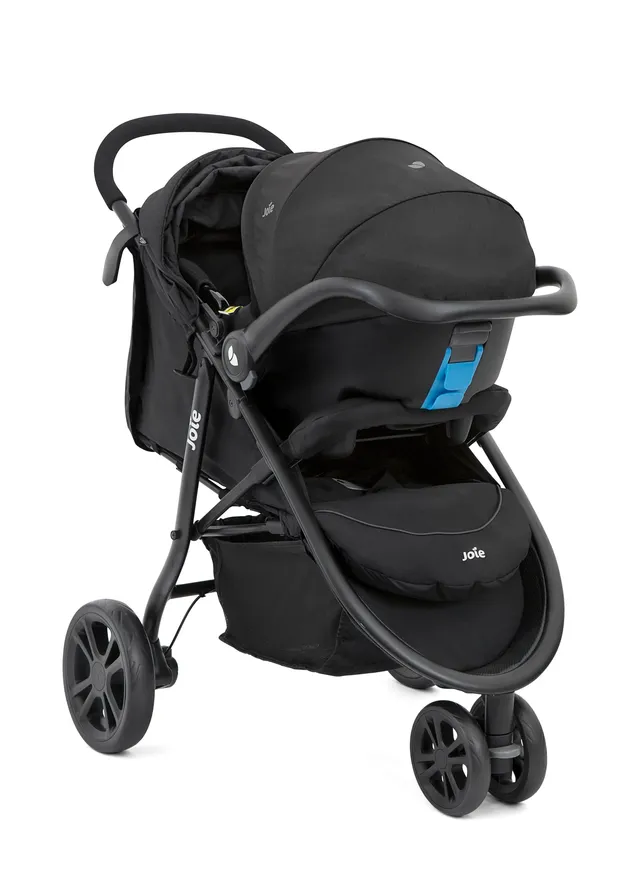 joie-litetrax-3-kinderwagen-coal-mit-i-snug-2-babyschale image 1