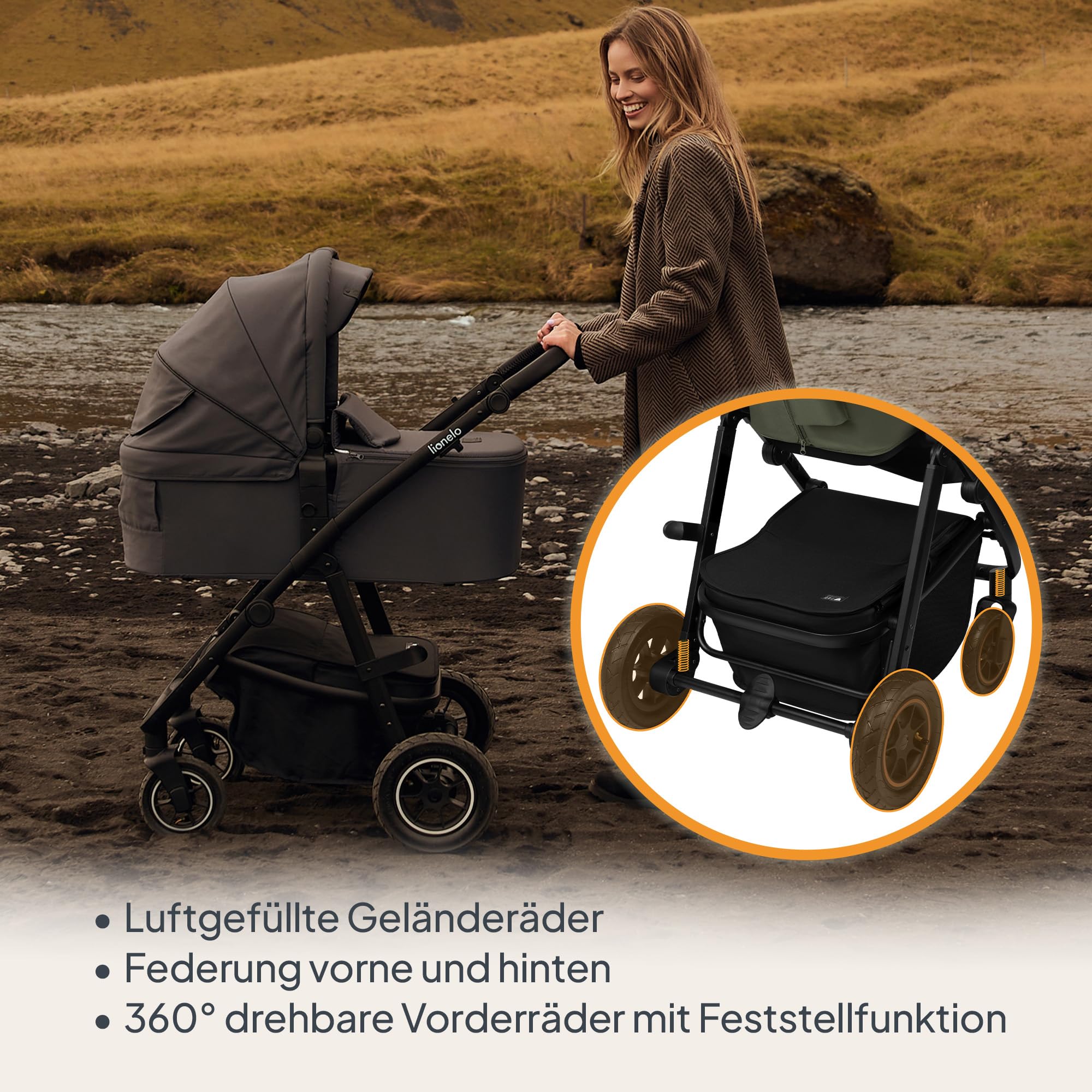 lionelo-amber-plus-2-in-1-buggy-mit-babywanne image 2