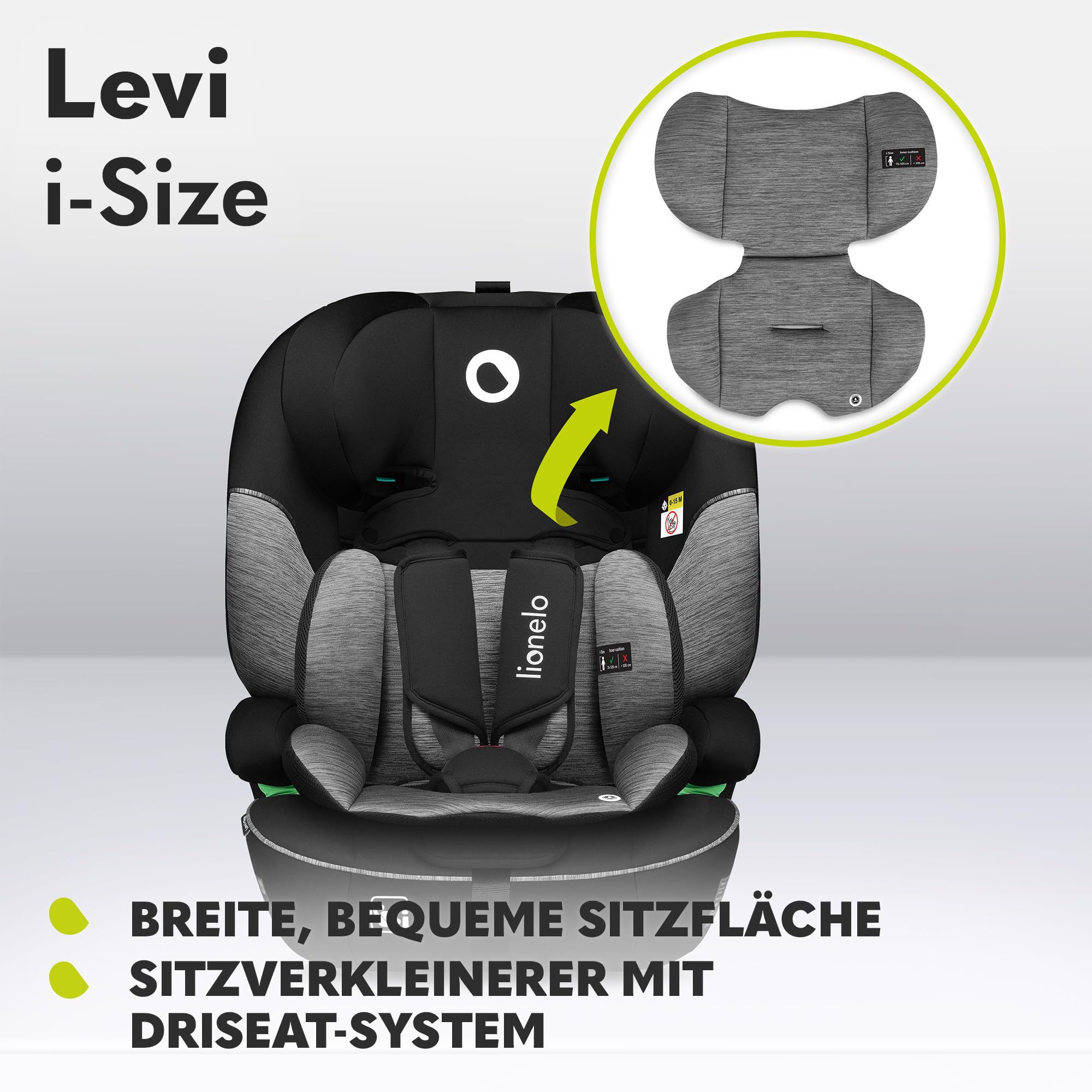 lionelo-levi-kindersitz-9-36-kg-schwarz-grau-i-size-5-punkt-gurt image 7