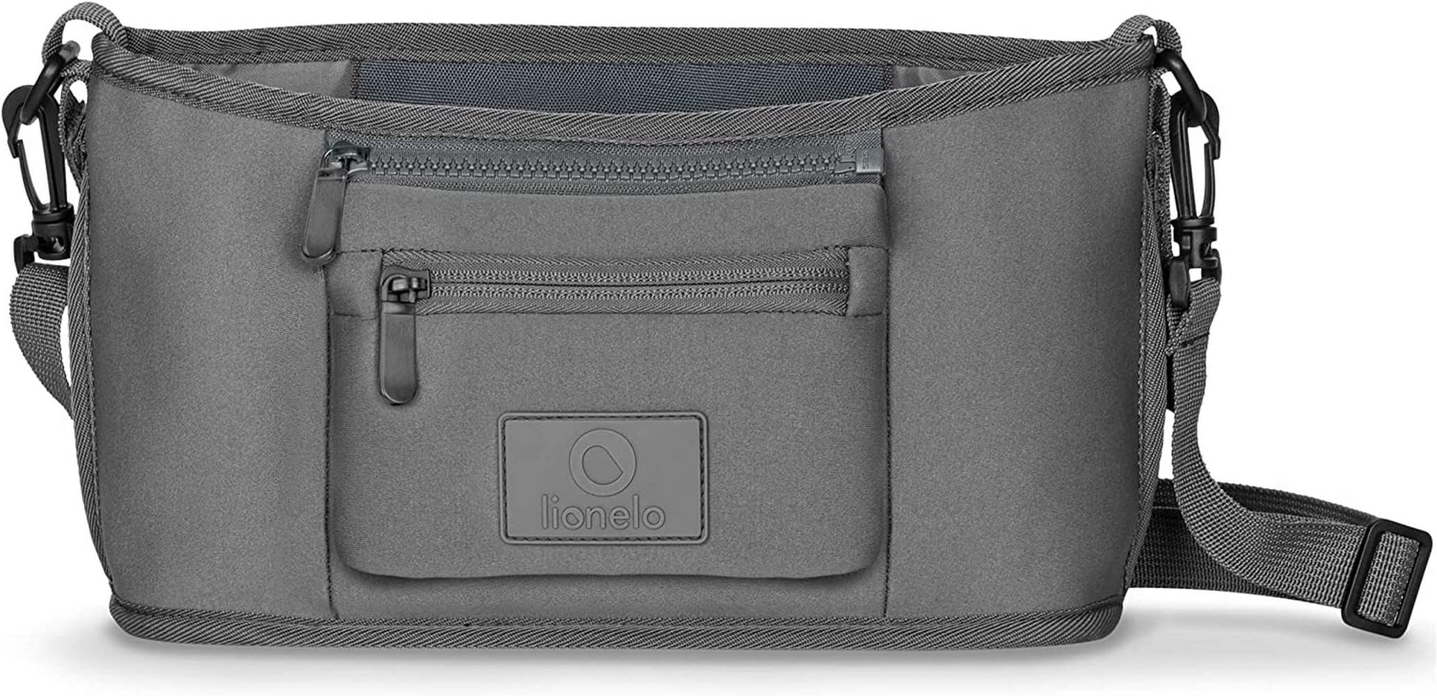 lionelo-little-cube-kinderwagen-organizer-neopren-grau image 1