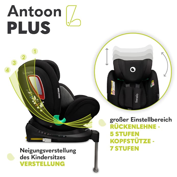 lionelo-antoon-plus-i-size-kindersitz-360-40-105-cm-isofix image 7