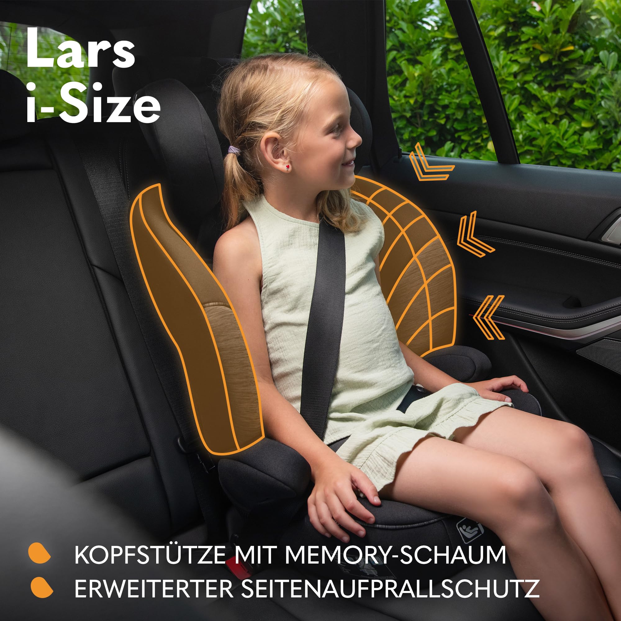 lionelo-lars-i-size-kinderautositz-rosa-baby-mit-seitenaufprallschutz image 6