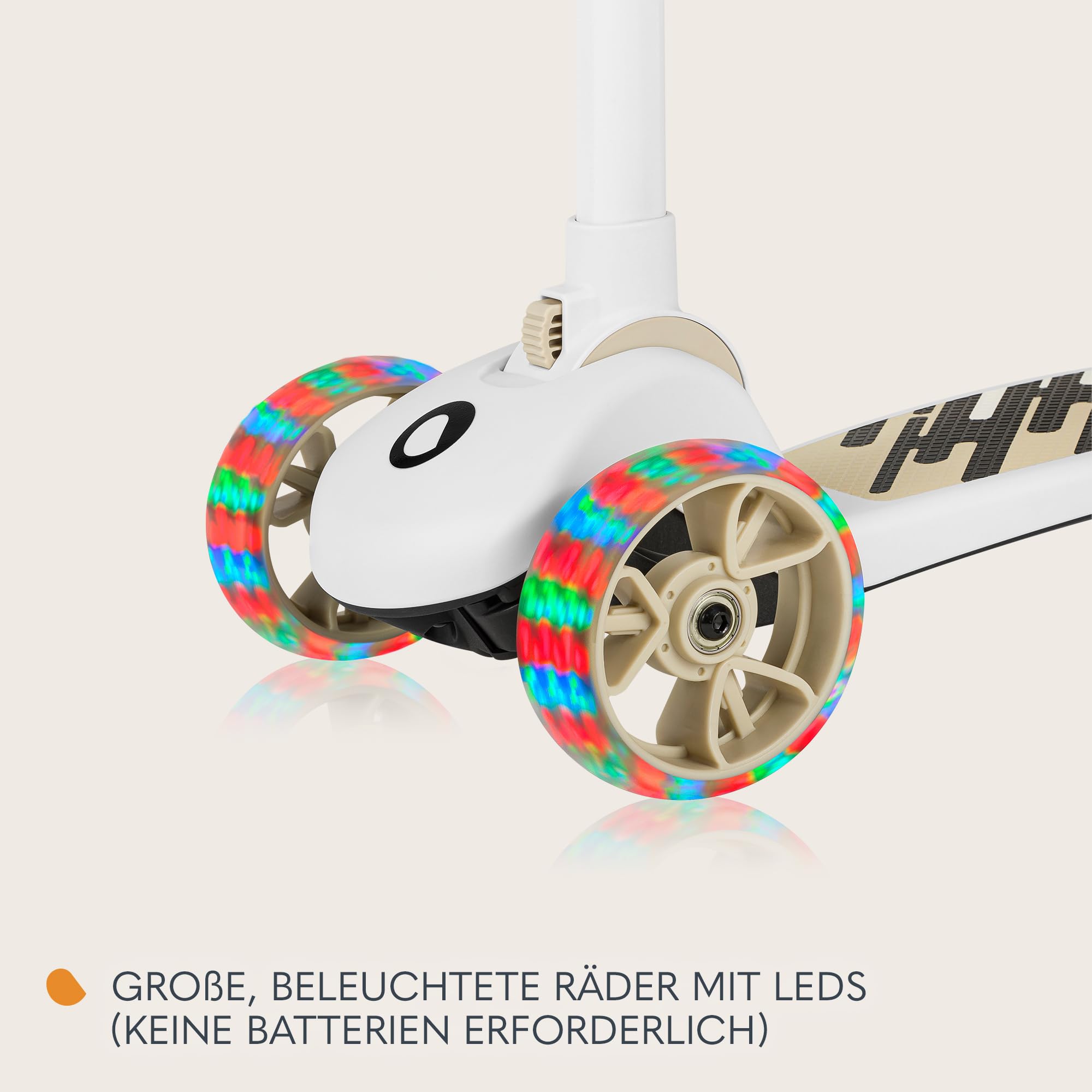 lionelo-franky-2-in-1-kinderroller-mit-sitz-beige-led image 6
