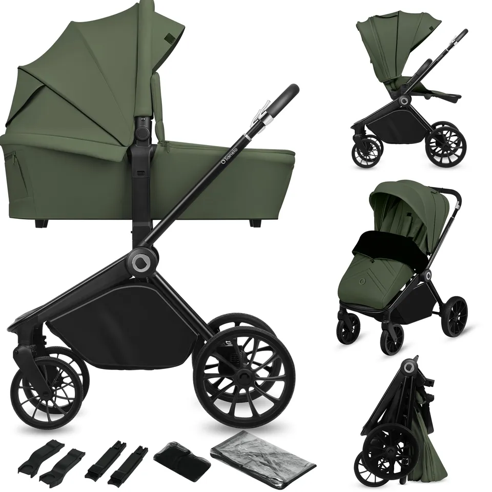 lionelo-mika-plus-2-in-1-buggy-gr-n-babywanne-bis-22-kg image 1
