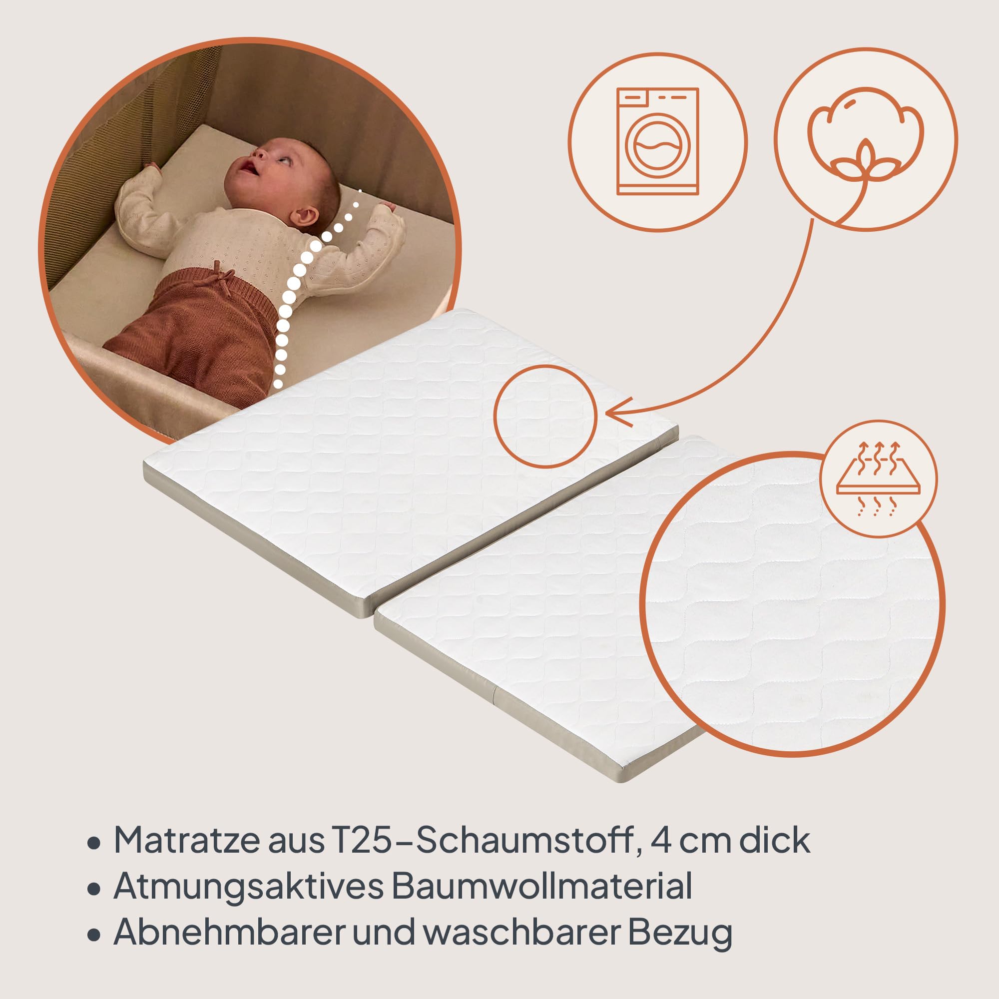 lionelo-alice-3-in-1-reisebett-beige-104x70-mit-matratze image 3