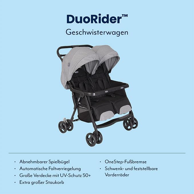 graco-duorider-doppel-kinderwagen-steeple-gray-ab-geburt image 6