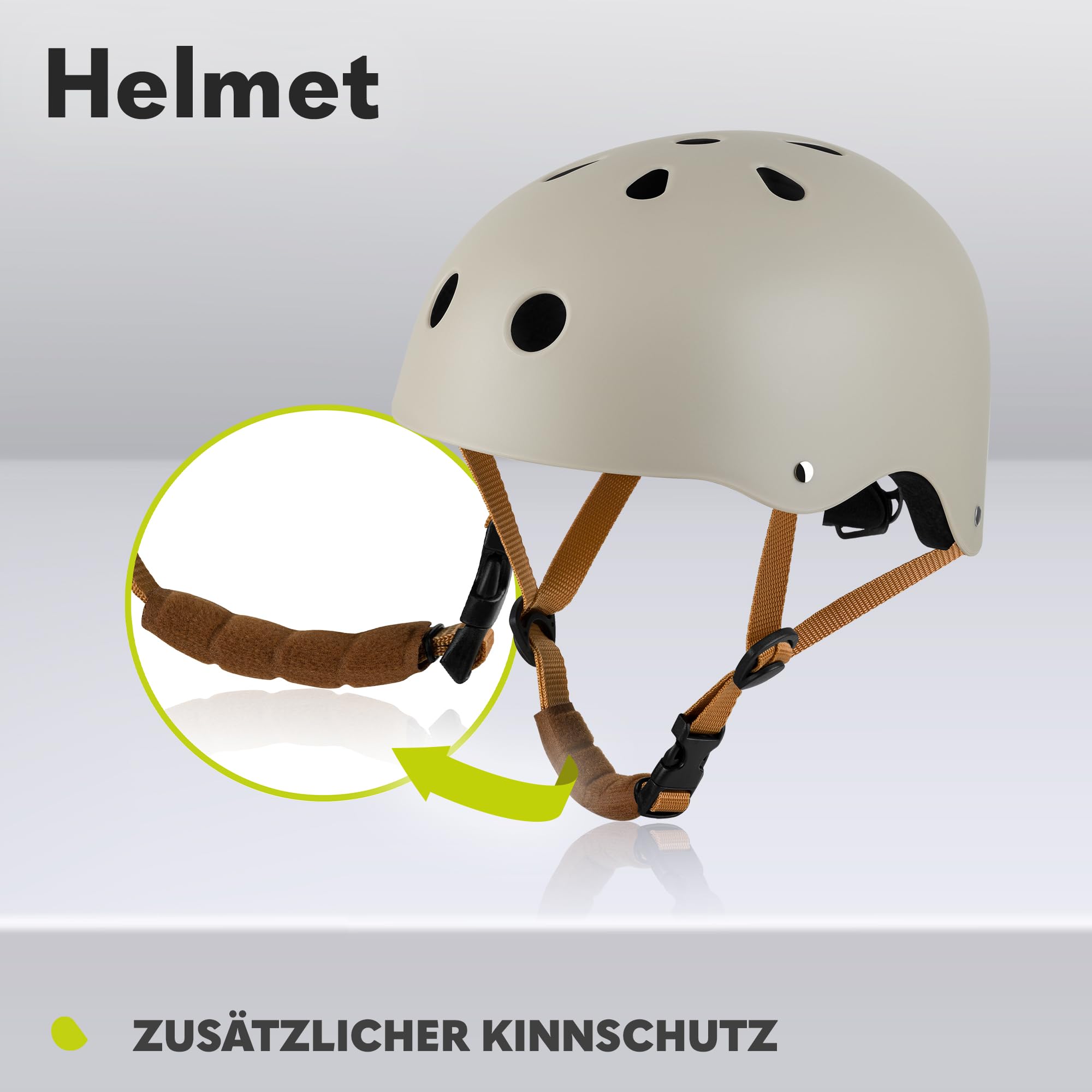 lionelo-luca-kinderhelm-fahrrad-beige-50-56-cm-mit-kinnschutz image 5