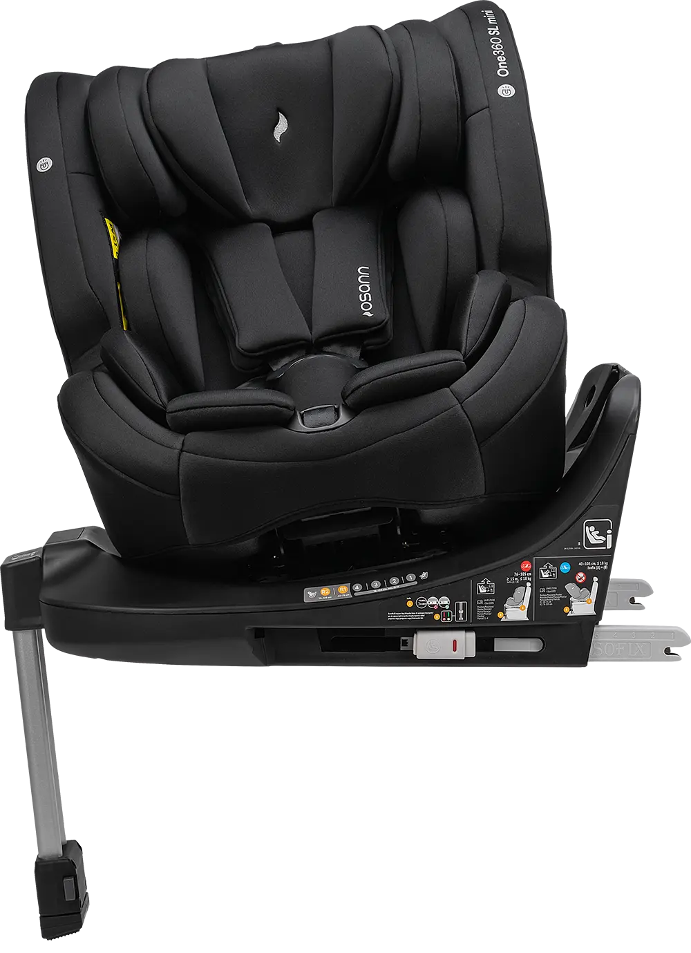osann-one360-sl-mini-kindersitz-black-reboarder image 7