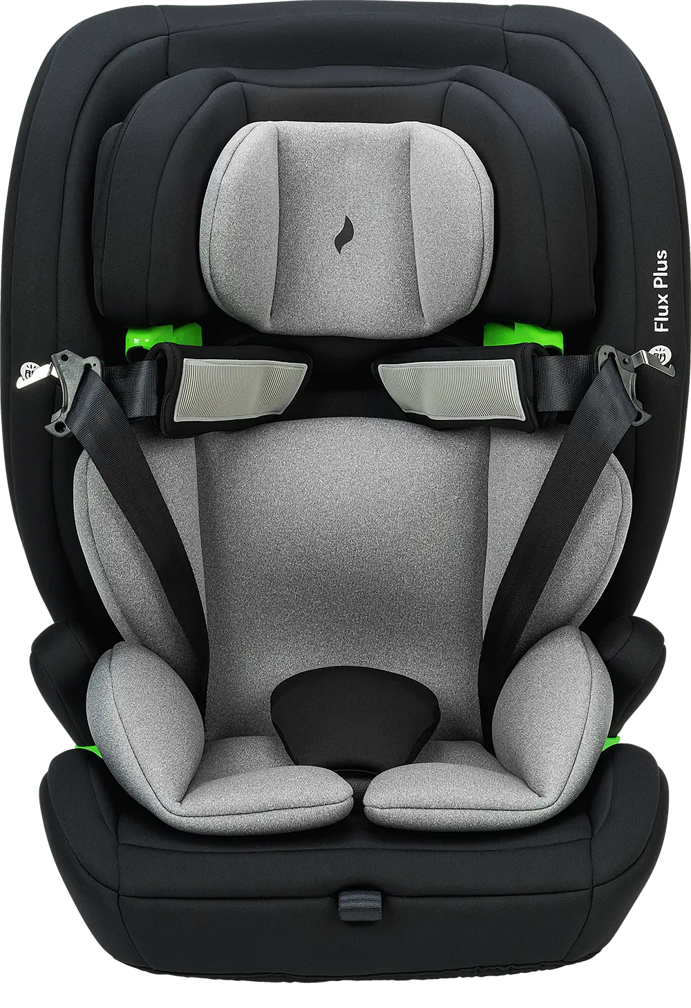 osann-flux-plus-kindersitz-navy-melange-mit-5-punkt-gurt image 3