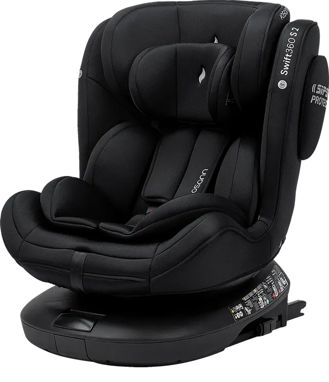osann-swift360-s2-kindersitz-all-black-drehbar-reboard image 1