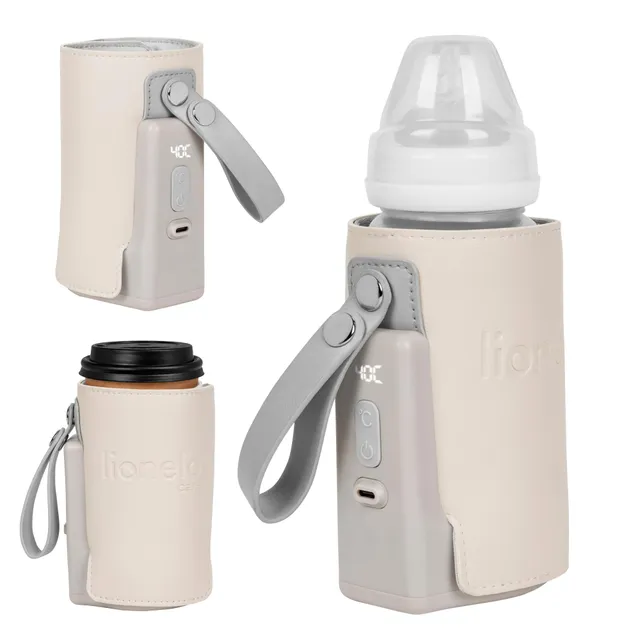 lionelo-thermup-go-plus-flaschenw-rmer-beige-usb image 1
