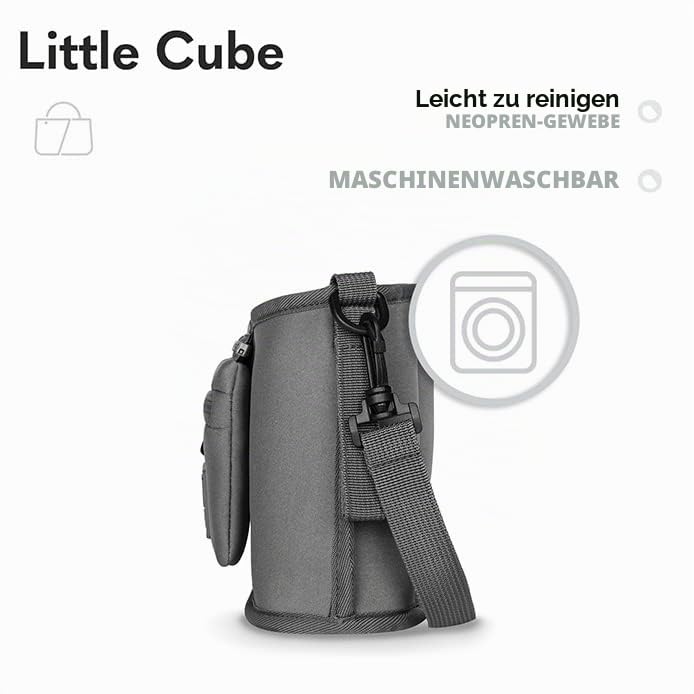 lionelo-little-cube-kinderwagen-organizer-neopren-grau image 7