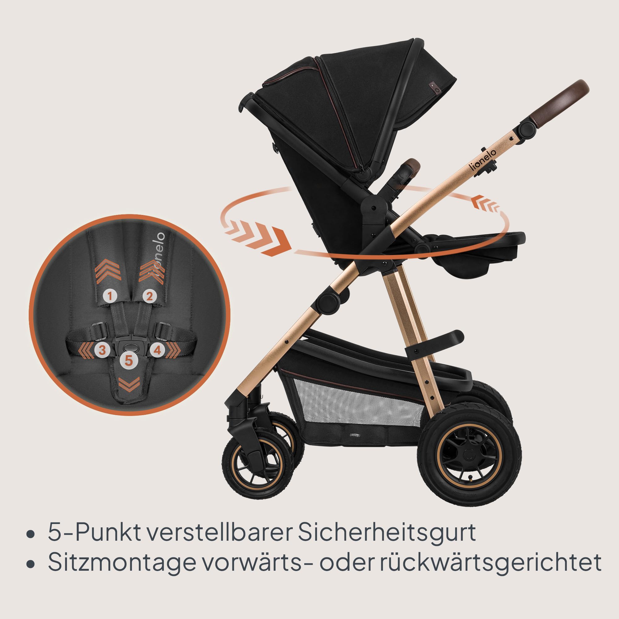 lionelo-amber-kinderwagen-3-in-1-schwarz-onyx-mit-babywanne image 6