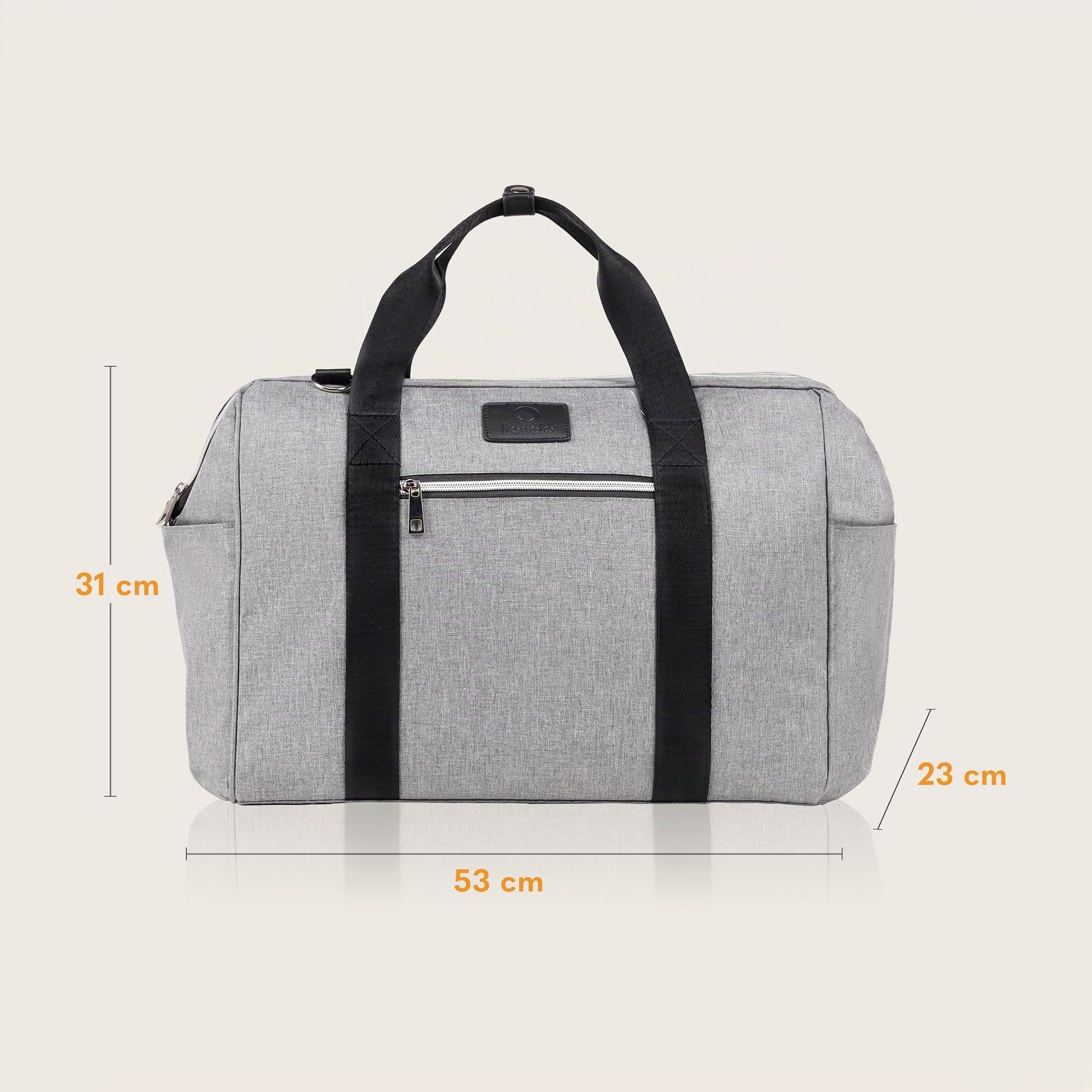 lionelo-ida-wickeltasche-grau-mit-wickelauflage image 2