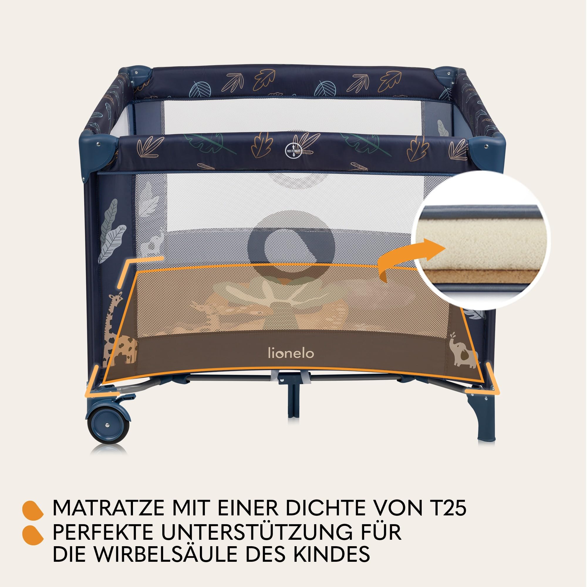 lionelo-bonnie-laufgitter-navyblau-bis-15-kg-mit-matratze image 4