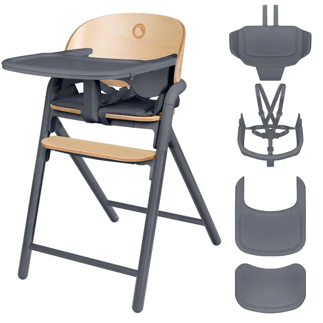 lionelo-celia-holzhochstuhl-grau-holz-bis-110-kg image 1