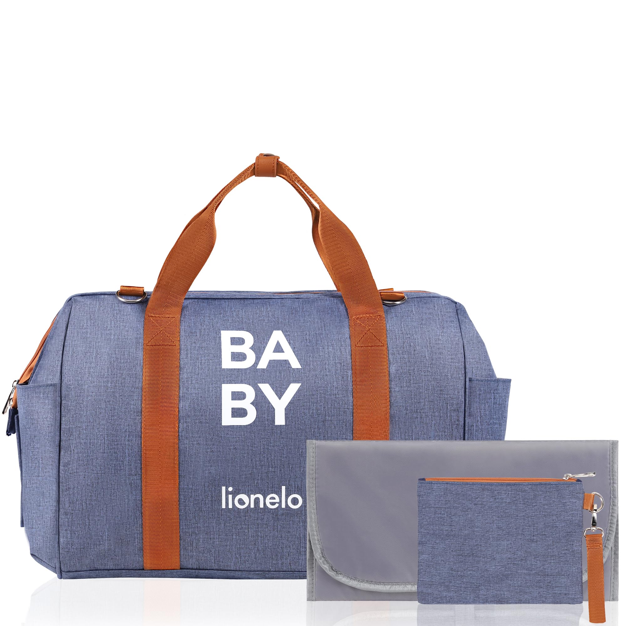 lionelo-ida-wickeltasche-grau-mit-wickelauflage image 3