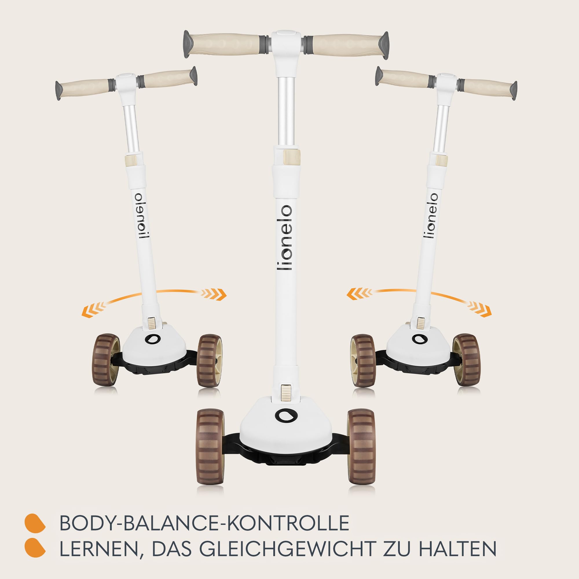 lionelo-franky-2-in-1-kinderroller-mit-sitz-beige-led image 4