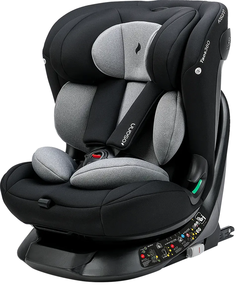 osann-taos360-kindersitz-grey-melange-drehbar-ab-geburt image 1