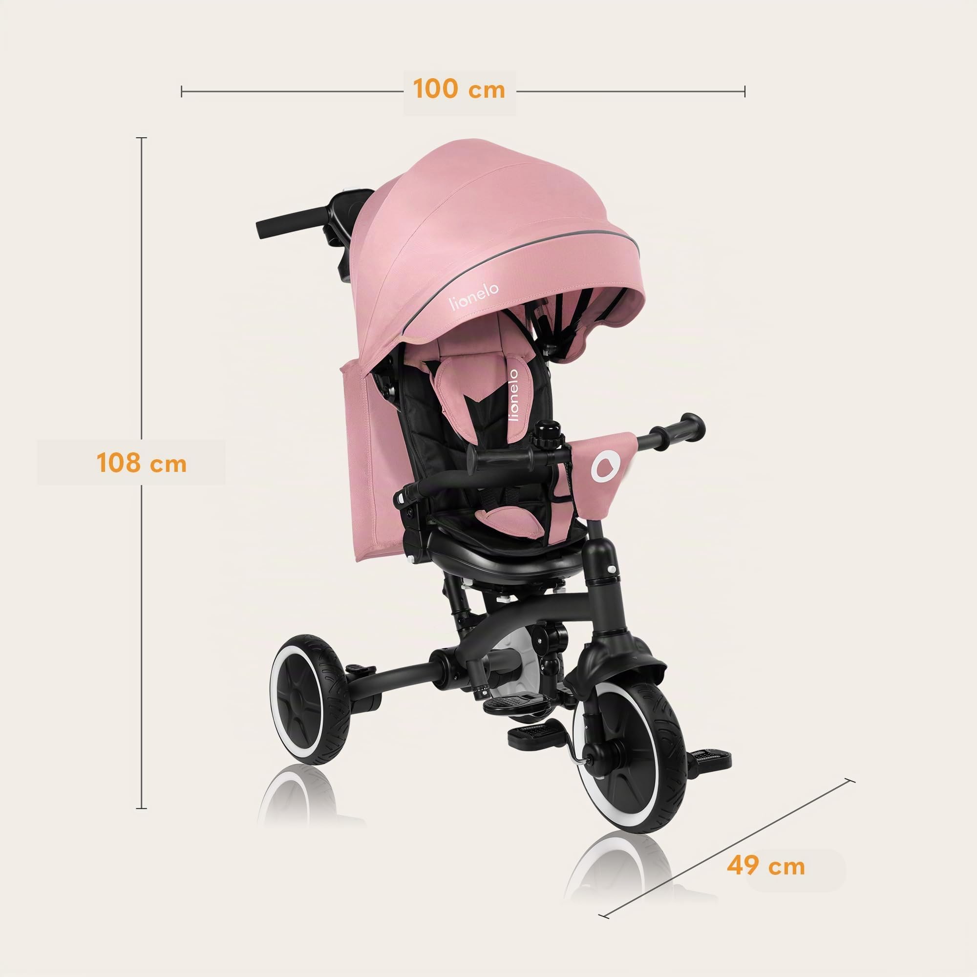 lionelo-tris-plus-dreirad-pink-rosa-9-monate-bis-5-jahre image 8