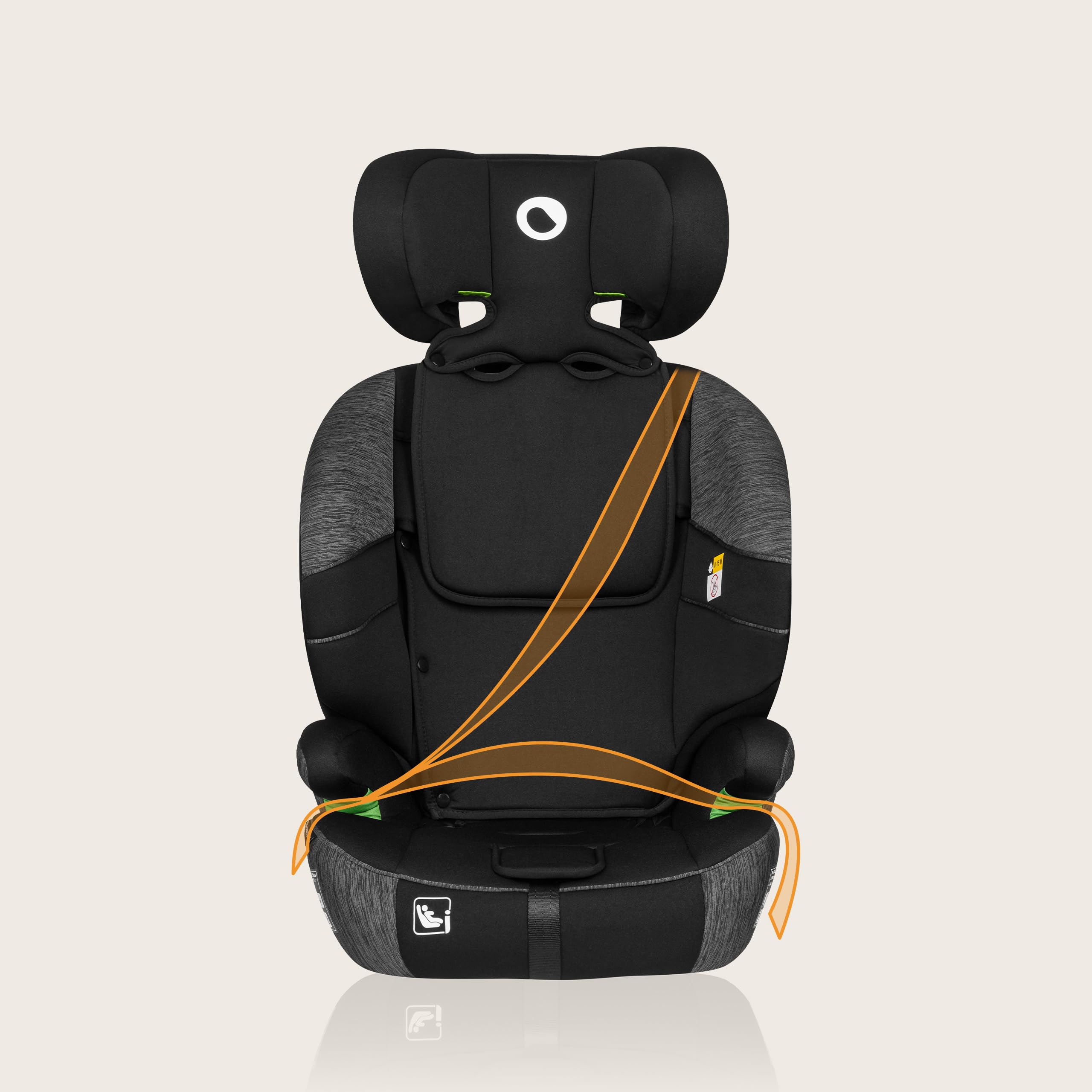 lionelo-levi-one-i-size-kinderautositz-schwarzgrau-76-150-cm image 2