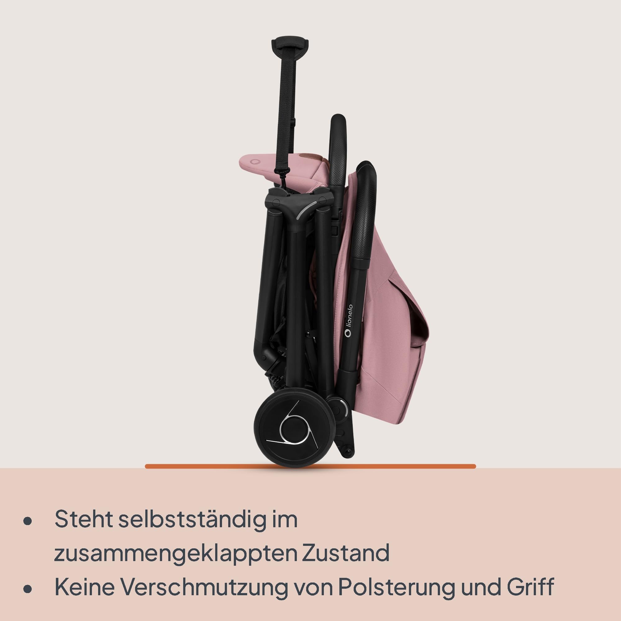 lionelo-sia-reisebuggy-rosa-faltbar-liegeposition-22-kg image 7