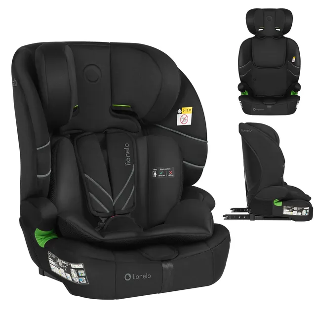 lionelo-levi-fix-kindersitz-schwarz-76-150-cm image 1
