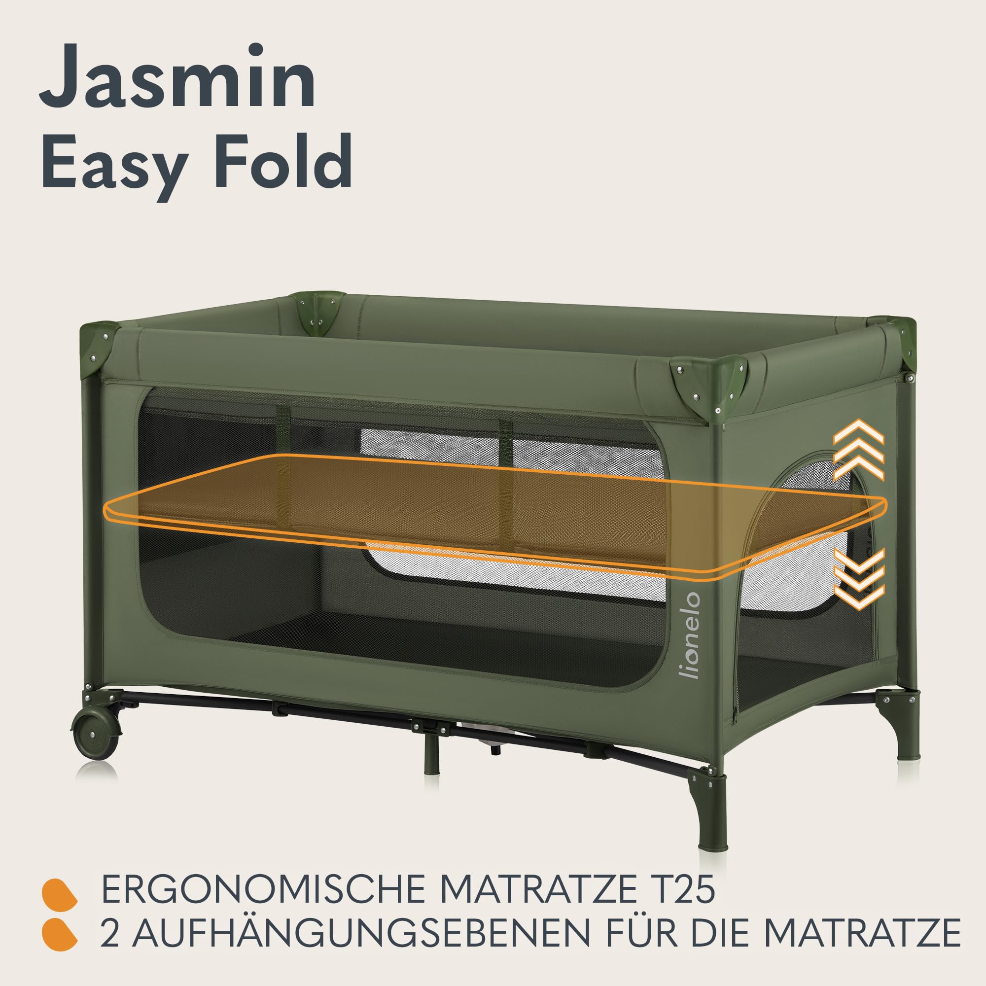 lionelo-sven-easy-fold-reisebett-gr-n-olive-bis-15-kg image 3