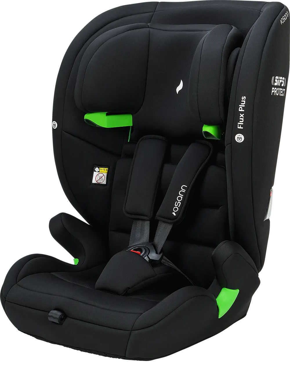 osann-flux-plus-kindersitz-navy-melange-mit-5-punkt-gurt image 6