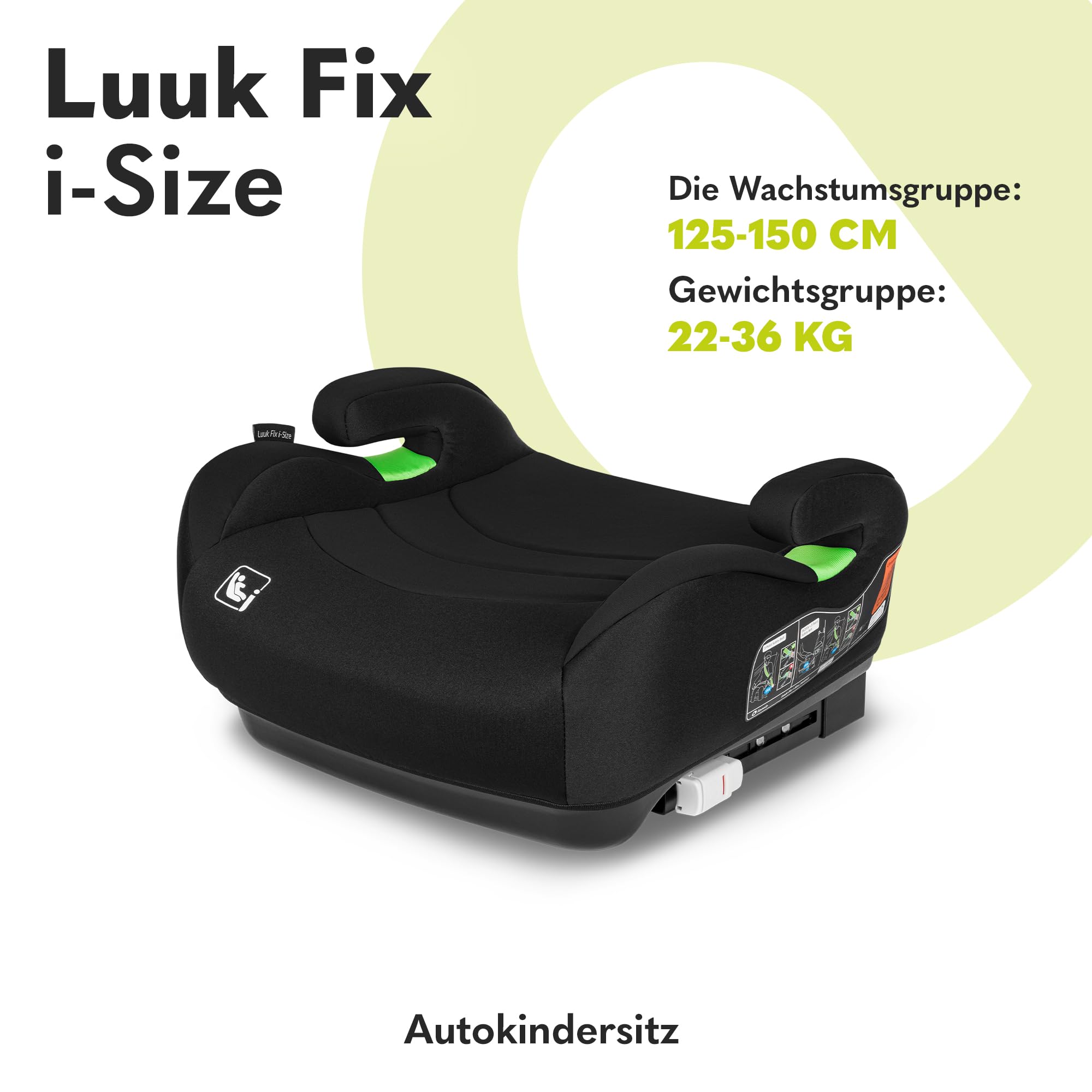 lionelo-luuk-fix-i-size-sitzerh-hung-125-150-cm-isofix image 2